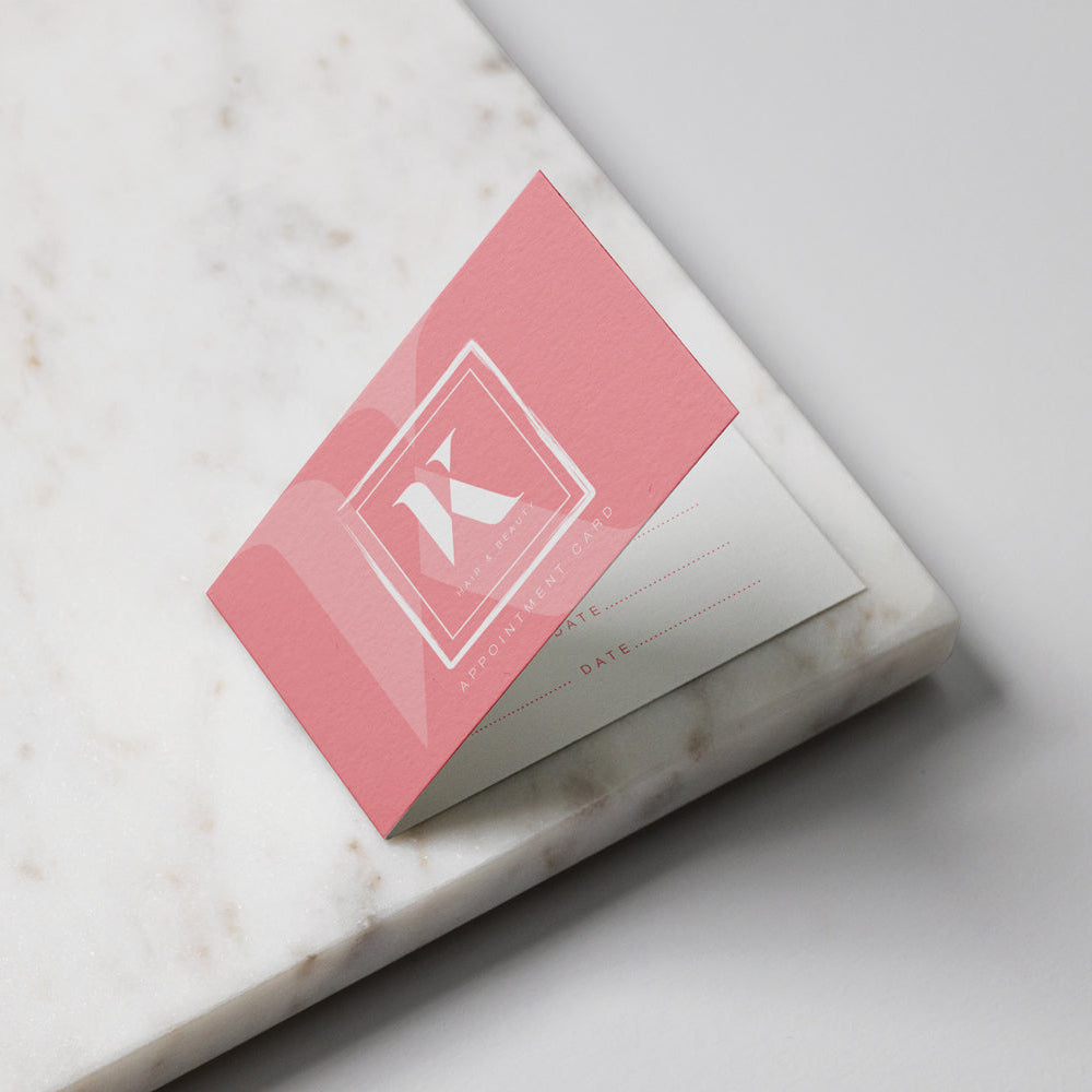 Folded Business Cards