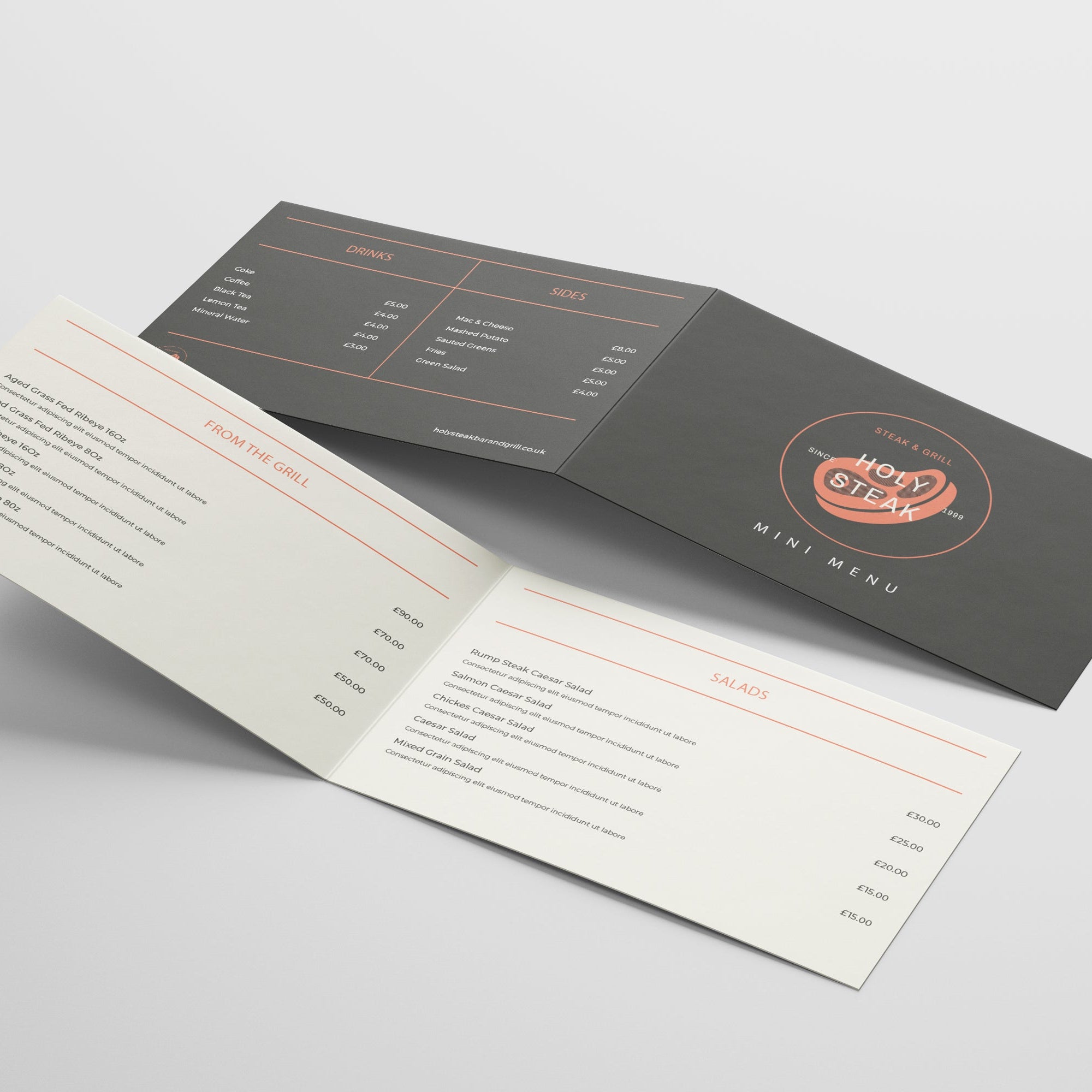 Folded Business Cards